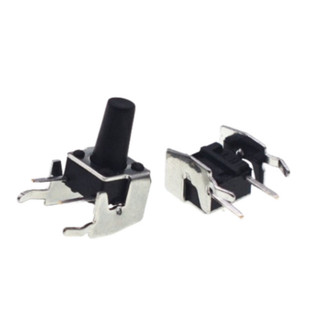 [Bán sỉ combo] (50 cái) Nút nhấn 6x6mm 2 chân cắm chỉnh ngang cao 4.3 - 15mm