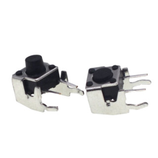 [Bán sỉ combo] (50 cái) Nút nhấn 6x6mm 2 chân cắm chỉnh ngang cao 4.3 - 15mm