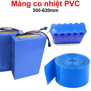 (1M) màng co nhiệt PVC bọc pin từ 310 - 580mm