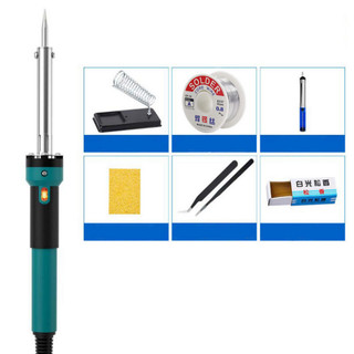 Bộ mỏ hàn thiếc 60W 220V, thiếc hàn, kệ hàn, nhựa thông