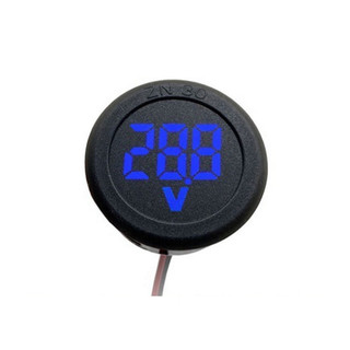 [Bán sỉ combo] Đồng hồ tròn đo điện áp 4 - 100V DC màn hình LED