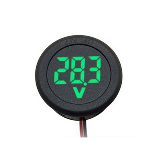 [Bán sỉ combo] Đồng hồ tròn đo điện áp 4 - 100V DC màn hình LED