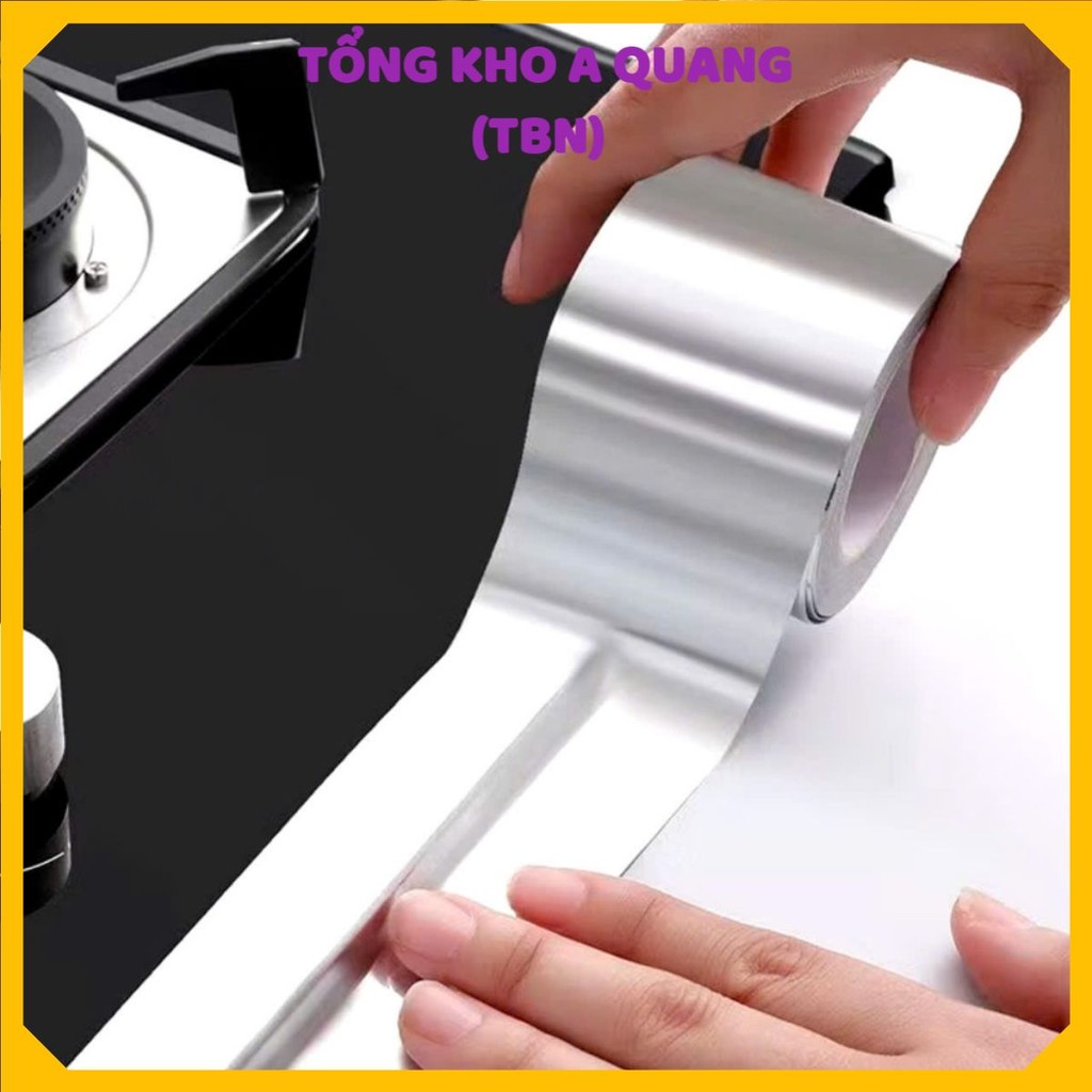 BĂNG KEO DÁN BỒN BẠC, Băng keo giấy bạc nhôm chịu nhiệt chống nước dán bồn rửa bát - MA:85BANGKEODANBON