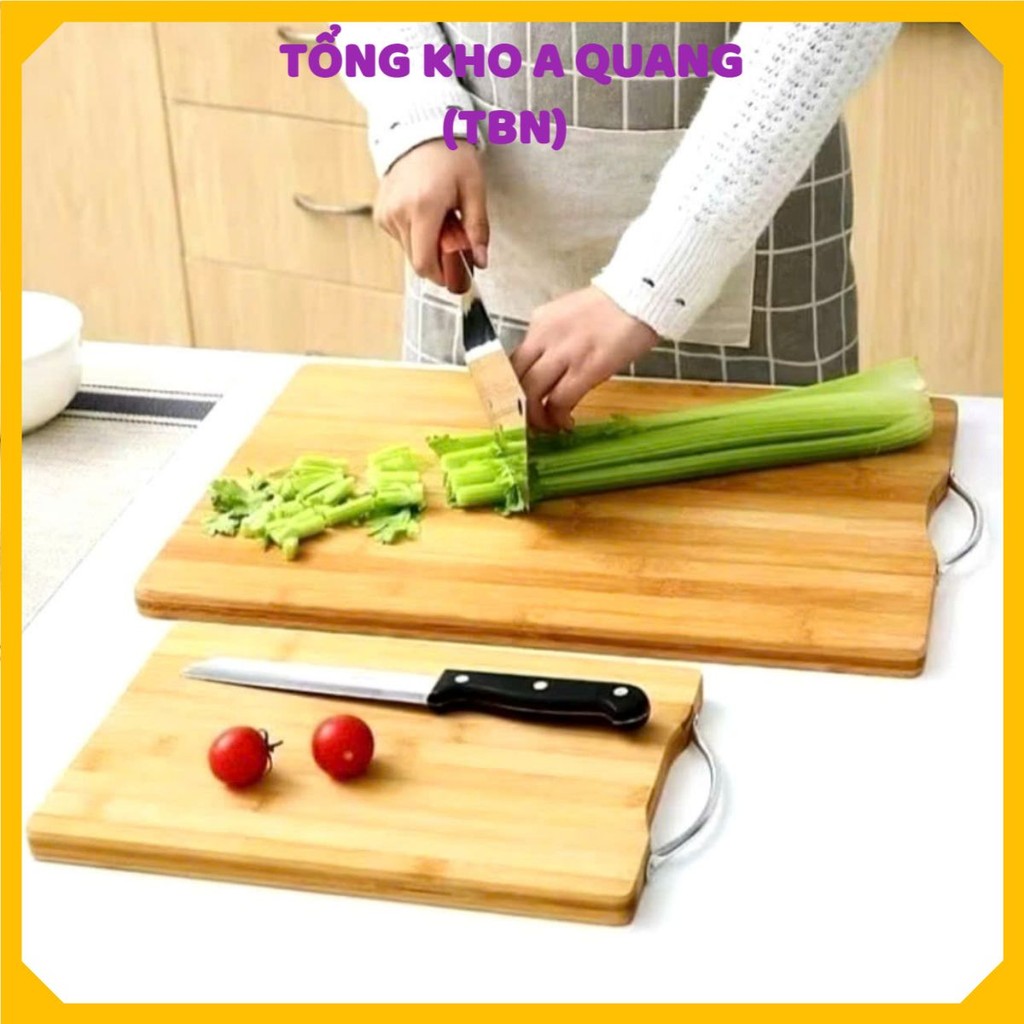 THỚT GỖ HÌNH CHỮ NHẬT, Thớt gỗ hình chữ nhật Bamboo (30x20cm), (34X24cm) - MA:THOTGO