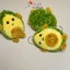 Móc khóa quả bơ bằng len nhung siêu dễ thương móc balo, chìa khóa