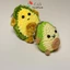 Móc khóa quả bơ bằng len nhung siêu dễ thương móc balo, chìa khóa