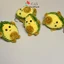 Móc khóa quả bơ bằng len nhung siêu dễ thương móc balo, chìa khóa
