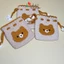 Túi dây rút mini 9x10cm đựng trang sức, son, tai nghe, phụ kiện bằng len handmade