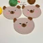 Lót ly Capybara handmade len cotton milk 125g thấm hút tốt