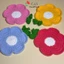 Lót ly hoa có lá len cotton milk 125g handmade nhiều màu xinh xắn thấm nước