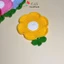 Lót ly hoa có lá len cotton milk 125g handmade nhiều màu xinh xắn thấm nước