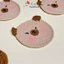 Lót ly Capybara handmade len cotton milk 125g thấm hút tốt