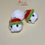 Móc khóa len bé nấm sợi nhung chenille dễ thương treo balo quà tặng