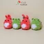 Móc khóa len bé thỏ và ếch handmade sợi len nhung siêu đáng yêu móc chìa khóa