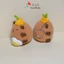 Móc khóa thú ú nu cute bằng len handmade, hình heo, capybara treo balo, quà tặng