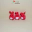 Móc khóa len bé thỏ và ếch handmade sợi len nhung siêu đáng yêu móc chìa khóa