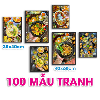 Tranh Canvas Treo Tường Quán Ốc BH67 Các Món Ốc - Tranh Decor, Trang Trí Quán Ốc, Quán Ăn Vặt Cao Cấp, Sắc Nét