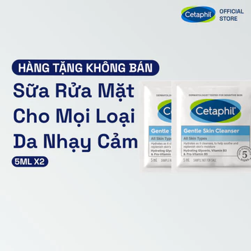 [GIFT] Combo 2 Sữa rửa mặt dịu lành cho da nhạy cảm Cetaphil Gentle Skin Cleanser 5ml