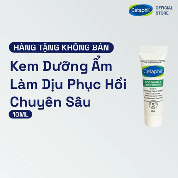 [GIFT] Kem dưỡng ẩm làm dịu và phục hồi chuyên sâu Cetaphil Soothing and Comforting Cica Calming Face Cream 10ml