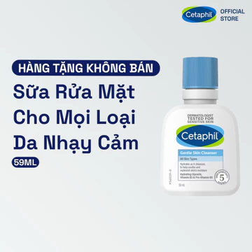 [GIFT] Sữa rửa mặt dịu lành cho da nhạy cảm Cetaphil Gentle Skin Cleanser 59ml