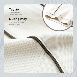 Áo polo nam cao cấp ANDY, BST TỪ NHÀ RA PHỐ, vải cá sấu cotton interlock, thanh lịch, sang trọng - P