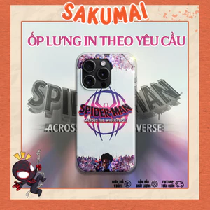 Ốp Lưng, Ốp Lưng Iphone Spiderman In Mọi Dòng Máy Mặt Kính Cao Cấp x/xs/11/12/13/14/15/pro/max/plus/promax - SakuMai