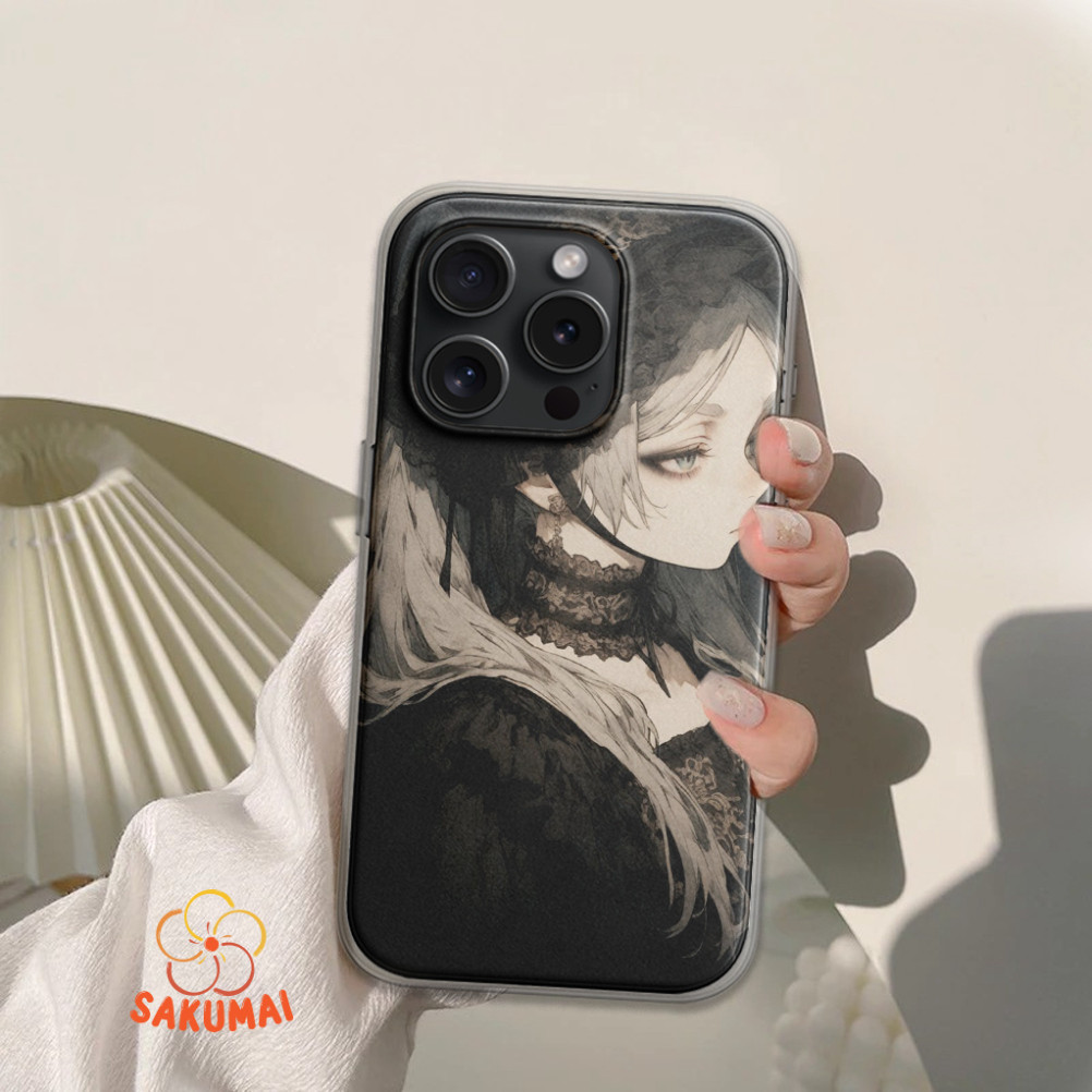 Ốp Lưng, Ốp Lưng Iphone Anime Frieren Kính Cao Cấp , Siêu Chống Sốc, Bảo Vệ Camera - iP X/XS/XR/11/12/13/14/15 - SakuMai