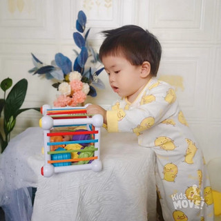 Đồ Chơi Hộp Thả Hình Khối Cho Bé 1 2 3 Tuổi – Rèn Luyện Trí Thông Minh, Giáo Dục Montessori Cao Cấp -POPITOYS