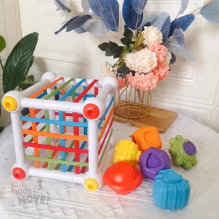 Đồ Chơi Hộp Thả Hình Khối Cho Bé 1 2 3 Tuổi – Rèn Luyện Trí Thông Minh, Giáo Dục Montessori Cao Cấp -POPITOYS