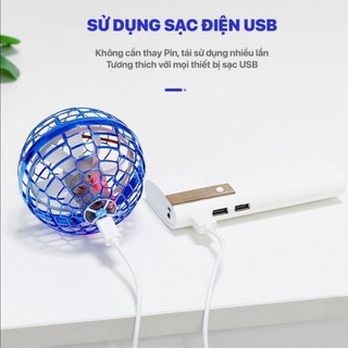 Quả Cầu Ma Thuật Bay Phát Sáng Có LED – Đồ Chơi Bóng Bay Lơ Lửng Nhiều Màu Sắc Cho Bé Giải Trí Thú Vị -POPITOYS
