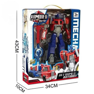 Đồ Chơi Robot Biến Hình Optimus 2in1 – Đồ Chơi Lắp Ráp Transformers Biến Hình Xe Thông Minh Cho Bé -POPITOYS