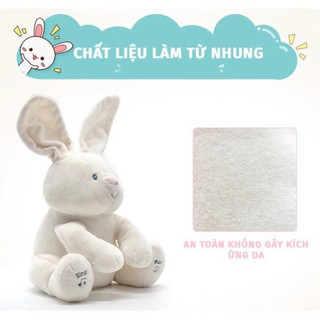 Thú Bông Thỏ Trắng Dễ Thương Biết Hát Biết Vẫy Tai Ú Òa – Mang Lại Tiếng Cười Và Niềm Vui Cho Bé Yêu -POPITOYS