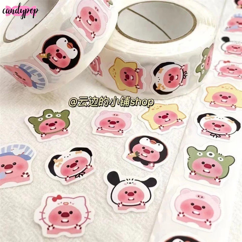 🍭Candy🍭500 Chiếc Little Beaver Ruby Loopy Roll Sticker Giá Trị Cao Dán ...