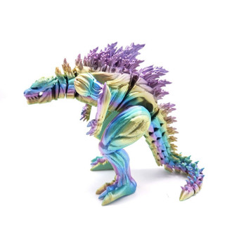 Mô Hình In 3D Khủng Long Godzilla Đa Dạng Màu Sắc Hình In Đẹp Chi Tiết Đến Từng Vây Lưng Trang Trí Life Plus - DC12