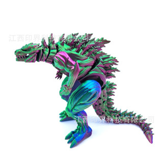 Mô Hình In 3D Khủng Long Godzilla Đa Dạng Màu Sắc Hình In Đẹp Chi Tiết Đến Từng Vây Lưng Trang Trí Life Plus - DC12