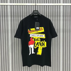 Áo Thun DSQ The Caten Hình Người Sweet & Sour , Áo Phông Cộc Tay Dáng Form Unisex Dễ Mặc New 2025