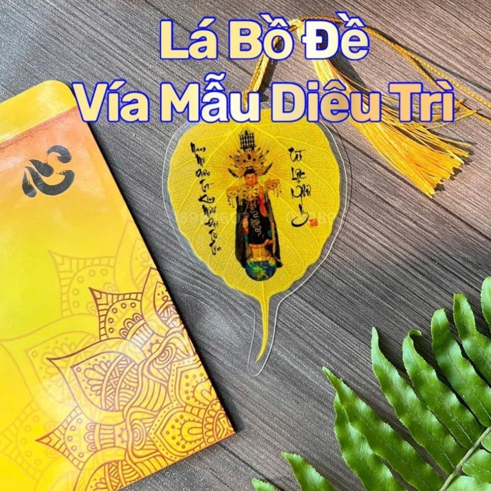 <Đã Khai Quang> Lá Bồ Đề In Mẫu Diêu Trì Trang Trí Ốp Điện Thoại Decor Phone