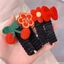 🌺xinyia🌺Dây Buộc Tóc Đuôi Ngựa Màu Đỏ Năm Mới Cho Trẻ Em Dây Buộc Tóc Cao Su Co Giãn Đính Bóng Lông Tròn Nhiều Màu Sắc Trong Suốt Thời Trang Hàn Quốc 2024