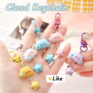 🌺xinyia🌺Dễ Thương Móc Khóa Hình Đám Mây / Ngôi Sao / Đám Mây Hoạt Hình