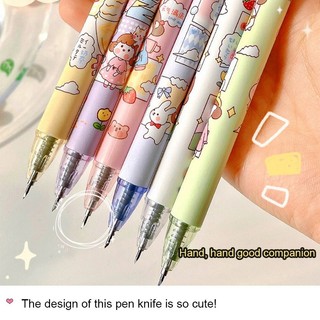 🌺xinyia🌺Dao Cắt Giấy Dạng Nhấn Họa Tiết Hoạt Hình Dễ Thương