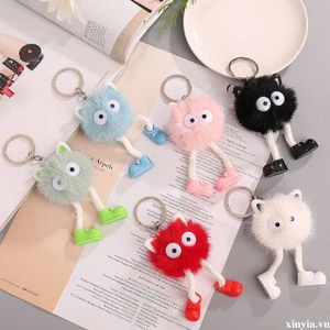 🌺xinyia🌺Móc Khóa Nhồi Bông Họa Tiết Hoạt Hình Dễ Thương