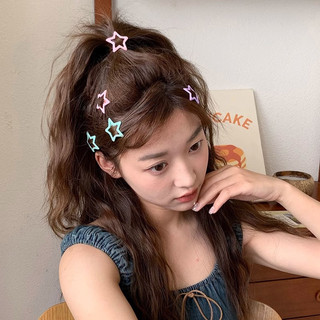 🌺xinyia🌺Kẹp Tóc Mái Hình Ngôi Sao Năm Cánh Phong Cách Công Chúa Cho Nữ