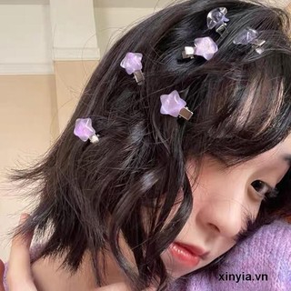 🌺xinyia🌺Kẹp Tóc Mái Hình Ngôi Sao Sắc Màu Tươi Mát Dành Cho Con Gái