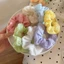 🌺xinyia🌺dây buộc tóc phụ kiện tóc scrunchies cột tóc dây cột tóc buộc tóc Dây Buộc Tóc Cao Su Xếp Ly Màu Trơn Kiểu Pháp Dễ Thương Cho Nữ