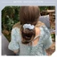 🌺xinyia🌺dây buộc tóc phụ kiện tóc scrunchies cột tóc dây cột tóc buộc tóc Dây Buộc Tóc Cao Su Xếp Ly Màu Trơn Kiểu Pháp Dễ Thương Cho Nữ
