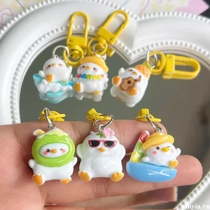 🌺xinyia🌺Móc Chìa Khóa Hình Vịt Xinh Xắn Dễ Thương Mới