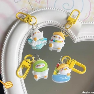 🌺xinyia🌺Móc Chìa Khóa Hình Vịt Xinh Xắn Dễ Thương Mới