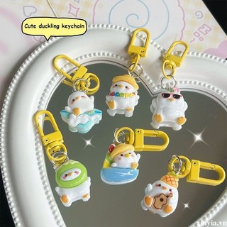 🌺xinyia🌺Móc Chìa Khóa Hình Vịt Xinh Xắn Dễ Thương Mới