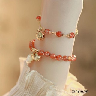 🌺xinyia🌺Vòng Tay Chuông Đá Ngọc Bích Nhân Tạo Hetian Làm Quà Tặng Cho Bạn Gái