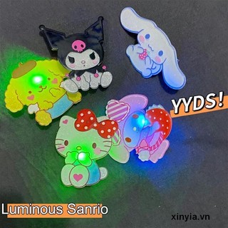 🌺xinyia🌺Kẹp Tóc Hình Chú Chó Yugui Có Đèn Led Phát Sáng Phong Cách Hàn Quốc Dễ Thương